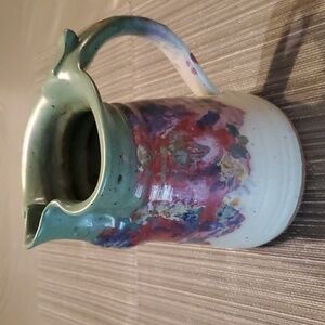 Stoneware Pitcher Tom Chamberlain Pottery